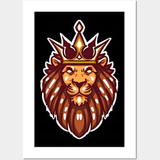 king lion Posters and Art